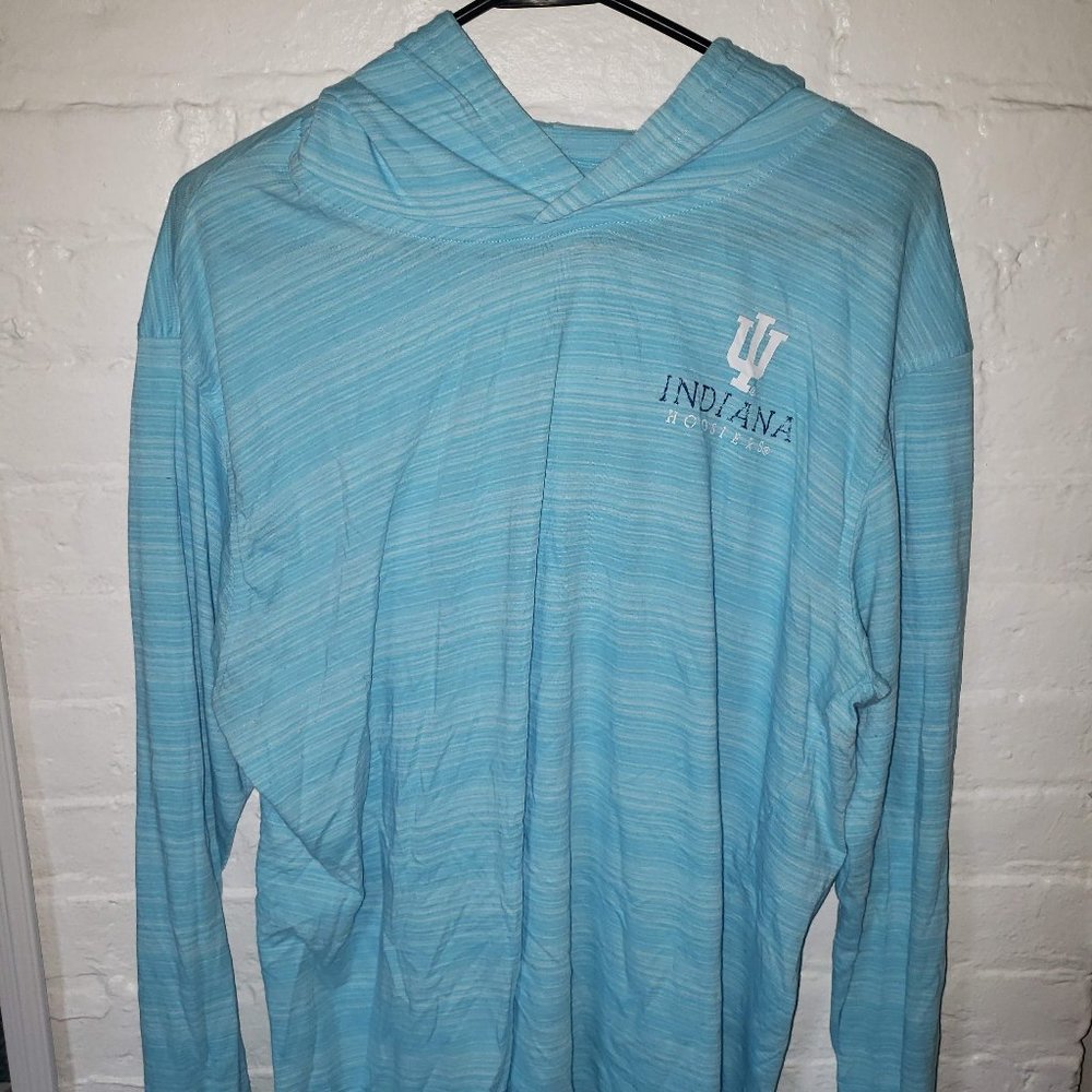 IU Long Sleeve Hooded Tee